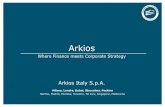 Click to add title - Arkios Italy€¦ · Arkios Italy è stata premiata come Team market Strategy ai Financecommunity awards 2019, in una serata che ha visto la partecipazione di