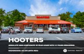 HOOTERS - LoopNet€¦ · Hooters is a pad to Henry Town Center, a 700,000 square foot shopping center anchored by Super Target, Home Depot, Belk, Marshalls, and HomeGoods. Located