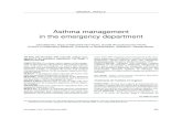 Asthma management in the emergency departmentdownloads.hindawi.com/journals/crj/2000/296273.pdf · ppropriate emergency management of the patient with acute asthma is critical. Clinical