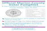 Official Marion County Voter Pamphlet...May 19, 2020  · Voter Pamphlet A Voter’s Guide to Local Candidates and Measures Primary Election • May 19, 2020 Bill Burgess, Marion County