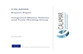 CALAMAR Expert Paper Integrated Marine Policies and Tools ... · IPBES Intergovernmental Platform on Biodiversity and Ecosystem Services MSP Marine spatial planning ... participatory,