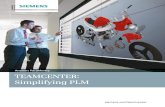 Answers for industry. TEAMCENTER: Simplifying PLM · 2013. 7. 29. · lifecycle. Transform your business. PLM can help you take your business to the next level. Apply transformational