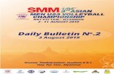 SMMfnlfs,AN o MEN VOLLEYBALL CHAMPIONSHIP EVENTS/2018/3rd/Bulletin No 2.pdf/ "< o f,._. FOUNDATION SMMfnlfs,AN o MEN U23 VOLLEYBALL CHAMPIONSHIP FOUNDATION NAY PYI TAW -MYANMAR 3-11