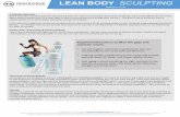 LEAN BODY SCULPTING · FACTOR #4 Age: Age can be a factor due to a natural decrease in lean body mass as we age. Age 55-75 –decrease 1 portion Over 75 –most cases do small portions