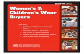 edition Women’s & Children’s Wear Buyers · The Salesman’s Guide ... • Family Clothing & Department Stores • Over 8,000 Retail Companies WC09-10.qxp 10/9/08 12:22 PM Page