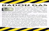 radon Flyer 3 - doee...RADON GAS What Are The Health Effects Of Radon? Exposure to radon is the second leading cause of cancer in the U.S. Radon can be inhaled into the