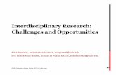 Interdisciplinary Research: Challenges and cloud architecture . INFLUENCE OPERATIONS DoD-funded, over