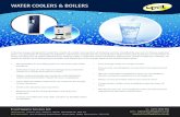 WATER COOLERS & BOILERS...• Water coolers provide your business with hydration which promotes better health for your employees • Clean filtered chilled water that can improve the