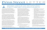 Penn Street LETTER… · In this edition of the Penn Street Letter and in Penn Street Online editions throughout this time of pandemic, we continue to celebrate the many ways ministry