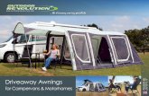 Driveaway Awnings - outdoor-revolution.com€¦ · Designed in the UK, enjoyed across the world. At Outdoor Revolution we are dedicated to putting your outdoor touring experience