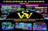 CHILDREN’S JIGSAWSs Jigsaws - Wholesale...CHILDREN’S JIGSAWS 2020 E1 4 J331545 Jigsaw, 45pc. Race Track Item Price (Single): £1.67 Pack Size: 1 R.R.P: £2.99 J468586 Jigsaw, 60pc.