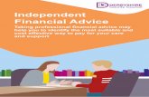 Independent financial advice leaflet - Derbyshire ... Independent Financial Advice 3 How to ï¬پnd the