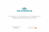 Invitation to subscribe for Preference Shares represented ... · based on Alliance Oil's internal information and third party information which Alliance Oil considers reliable. Carnegie