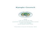 Kyogle Council · Kyogle Council Draft List of words for the provision of road and built asset names within the Kyogle Local Government Area. Presented to Council 14 October 2019