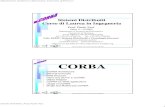 CORBA - disit.org · CORBA CORBA Architecture General Concepts ORB Structure Client and Server in CORBA Object Adapter CORBA for WEB applications Sistemi Distribuiti, Univ. Firenze,
