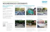 What are Neighborhood Common Features of Neighborhood ...€¦ · neighborhood residents and visitors, whether they are walking, biking, or driving Serve as an alternative to biking