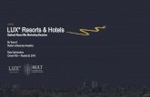 LUX* Resorts & Hotelsmeetfrederic.com/.../2019/03/Data-Optimization-Presentation-FINAL.… · Optimal Room Mix Marketing Decision By Team 8 Master of Business Analytics Data Optimization