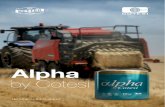 Alpha ficha técnica - COTESI · LIFE COTES' TECHNICAL INFO SHEET Alpha by Cotesi TECHNICAL INFO SHEET Search our products with Bales Calc App for Pad Available o n the App Store