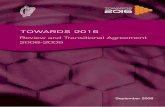 TOWARDS 2016 - Congress · Towards 2016 Review and Transitional Agreement 2008-2009 3 Contents Foreword 2 PART ONE - Review of Towards 2016 Section 1 Introduction 6 Section 2 Strategic