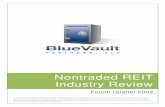 Nontraded REIT Industry Review - Blue Vault...FFO presentation for each REIT is in accordance with the NAREIT definition to the best of our ability. Both FFO and MFFO have been provided