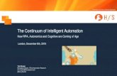 The Continuum of Intelligent Automation - IRPAAIirpaai.com/.../ContinuumofIntelligentAutomation... · Security 5 Intelligent Automation 6 Accessible & Actionable Data 8 Plug & Play