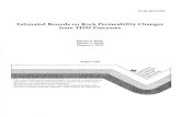 Estimated Bounds on Rock Permeability Changes from THM .../67531/metadc... · UCRL-ID-131492 Estimated Bounds on Rock Permeability Changes from THM Processes (SPLL35M4) BAOOOOOOO-01717-5700-00005