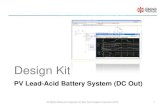 Design Kit - CYBERNET · 2018. 6. 6. · 3.5 Constant Current PV Lead-Acid Battery Charger Circuit..... 3.6 Charging Time Characteristics vs. Weather Condition + Constant Current.....