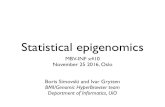 Statistical genomics 2016 - with answers - Wiki.uio.no · 2016. 11. 25. · Exercise 1 11 0.52 1.83 1.43 a) Base-pair count (coverage) b) Coverage proportion c) Average segment length
