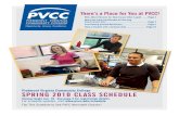 piedmont Virginia community college sprinG 2010 class …...4 pVcc sprinG 2010 class schedule Visit us online at for class updates classes Begin tuesday, Jan. 19, 2010. registration