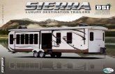 LUXURY DESTINATION TRAILERS - Forest River...• Solid wood drawer fronts with birch sides ... is regarded as the Industry’s finest, pictured left is the heavier gauge aluminum tubing
