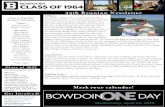 55th Reunion Newsletter - Bowdoin College · 2020. 10. 6. · 55th Reunion Newsletter 55th Reunion Newsletter If you have any interest in getting involved with the College, please