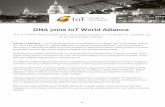 DNA joins IoT World Alliance · DNA joins IoT World Alliance The IoT World Alliance adds DNA, the leading enabler of connected IoT solutions, to its growing global footprint. Helsinki