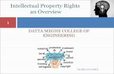Intellectual Property Rights an Overvie Cell/IPR Presentation for DMC… · Importance of IPR Intellectual property (IP) rights are valuable assets , because - • These can set your