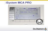 iSystem MCA PRO - De Dietrich Thermique€¦ · iSystem MCA PRO . PCU : Primary Control Unit : Carta de control del generador y circuito primario. SU : Safety Unit : Carta de seguridad.