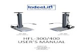 HFL HFL-300/400 USER’S MANUAL - Patient-Room · HFL-300/400 User Manual Introduction: The patent-pending Human Floor Lift (HFL) is a class of human lifts unlike any other available.