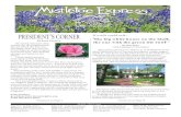 May 2015 PRESIDENT’S CORNER · May 2015 Inside This Issue Page 2-5 - An Egg-cellent Egg Hunt, What’s Up in the Neighborhood, In the City, A-Maze-ing Places Page 6-10 - Little