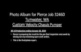 Photo Album for Pierce Job 32460 Tumwater, WA Custom ......Photo Album for Pierce Job 32460 Tumwater, WA Custom Velocity Chassis Pumper Wk 10 Production ending January 18, 2019 •