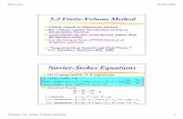 5.2 Finite-Volume Method · HC Chen 2/19/2020 Chapter 5B: Finite-Volume Method 2 Green’s Theorem 3D: Volume integral  Surface integral 2D: Surface integral