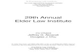 29th Annual Elder Law Institute - Practising Law Institutedownload.pli.edu/WebContent/chbs/185776/185776... · TAX LAW AND ESTATE PLANNING SERIES Tax Law and Practice Course Handbook