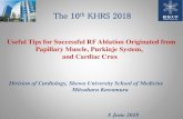 Useful Tips for Successful RF Ablation Originated from Papillary …k-hrs.org/KHRS/2018/pdf/5. Mitsuharu Kawamura.pdf · 2018. 6. 23. · The 10th KHRS 2018 Division of Cardiology,