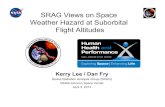 SRAG Views on Space Weather Hazard at Suborbital Flight Altitudes · 2014. 4. 10. · SRAG -Radiation Flight Operations 3 Flight operational support from the Space Radiation Analysis