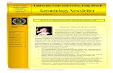 PAGE 1 fornia State University, Long Beach Cali PROGRAM ... · GERONTOLOGY PROGRAM 1250 Bellflower Blvd. Long Beach, CA 90804 -0501 You’ll find this 6th issue of our Gerontology