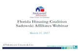Florida Housing Coalition Sadowski Affiliates Webinar · 2017. 3. 31. · Senate Appropriations Subcommittee on Transportation, Tourism, and Economic Development Members •Chair: