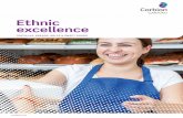 Ethnic excellence - Corbion · 3.1 visits versus 2.2 per week.** The result: more impulse purchases and fresh bakery items. And according to a Technomic 2012 study, 77% of consumers