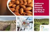 California Demand: Looking to the Future - almonds.in · • The versatility, portability, convenience, and nutritious good taste of almonds are a perfect fit with healthy lifestyles