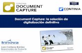 Document Capture: la solución de digitalización definitiva€¦ · Document Capture: la solución de digitalización definitiva ... Entrada de Datos Automatizada (OCR) Flujo de