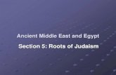 Section 5: Roots of Judaism - Mr. Mason World History Amrmasonworldhistorya.weebly.com/uploads/5/1/4/0/...Section 5: Roots of Judaism. The Ancient Israelites Shape a Unique Belief