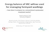 Energy balance of SRC willow used for managing farmyard ...€¦ · Cutback . Transport . Drying . Fertilisation . Pumping . Growth Harvest Cycle ≤ 8. Cycle > 8. Establishment End
