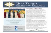 HOLY TRINITY CATHOLIC CHURCH...School Charlie Hennessy (202) 337-2339 principal@ htsdc.org Human Resources Angela Grady (202) 903-2803 agrady@ trinity.org Ignatian Spirituality Martina