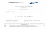 D-A1-4-2 Final Report v1-0 - TRIMIS · This report presents a summary of work undertaken in FLAGSHIP Sub-project A1. This sub-project started in Month 1 and had a duration of 24 months.